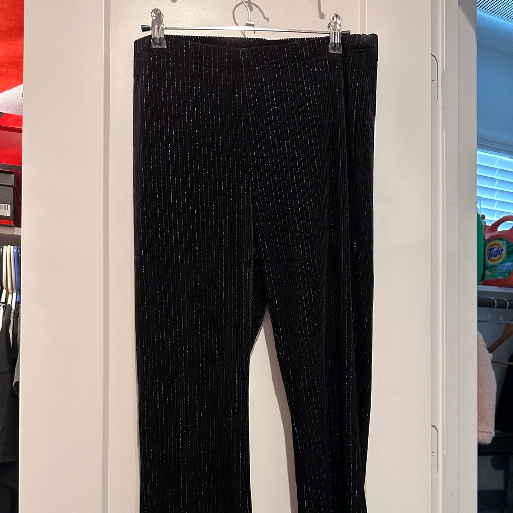 American eagle shimmer flare pants
